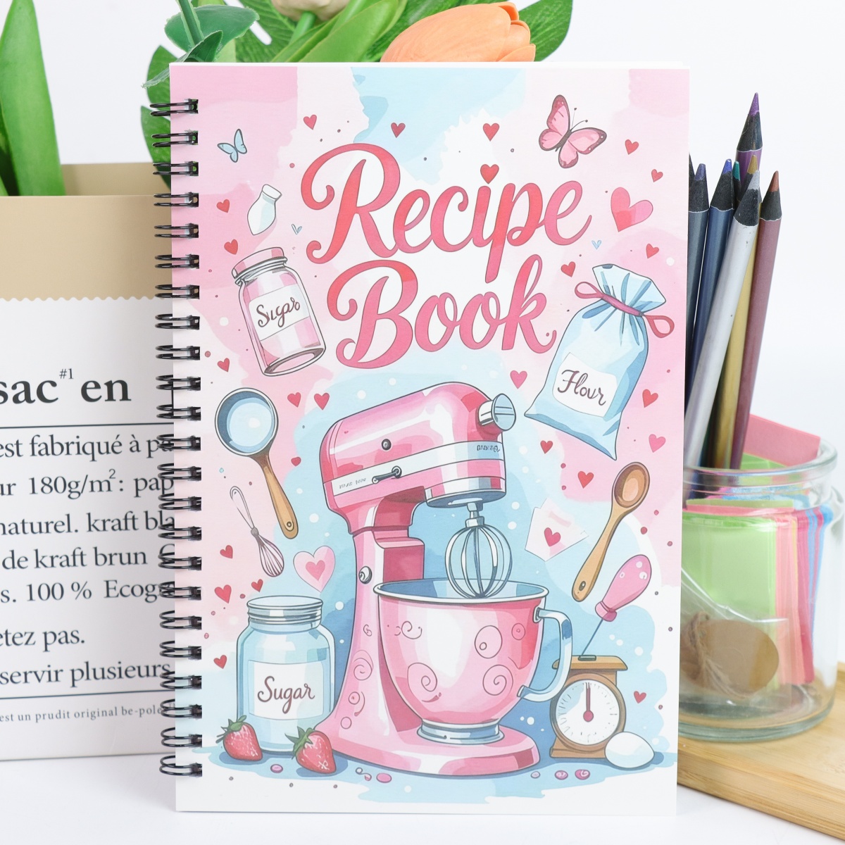 Meal Prep Plan - Персональная книга рецептов - для рукописного