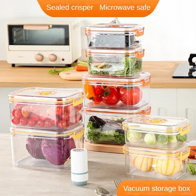 Meal Prep Containers Xl - Вакуумная коробка для хранения свежести, герметичная