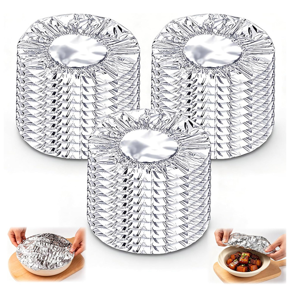 Meal Prep Plan - Многоразовые крышки из алюминиевой фольги для