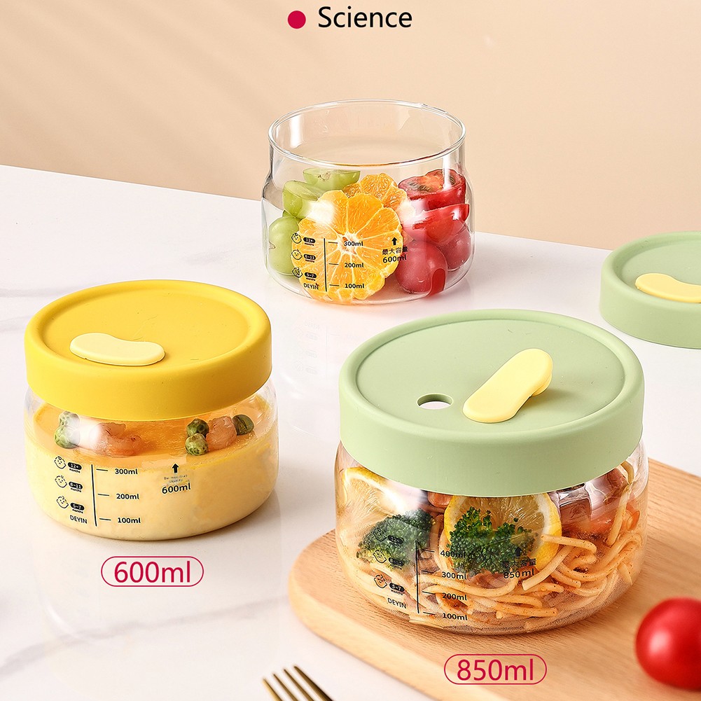 Meal Prep Plan - 600-850 мл стеклянный контейнер для хранения