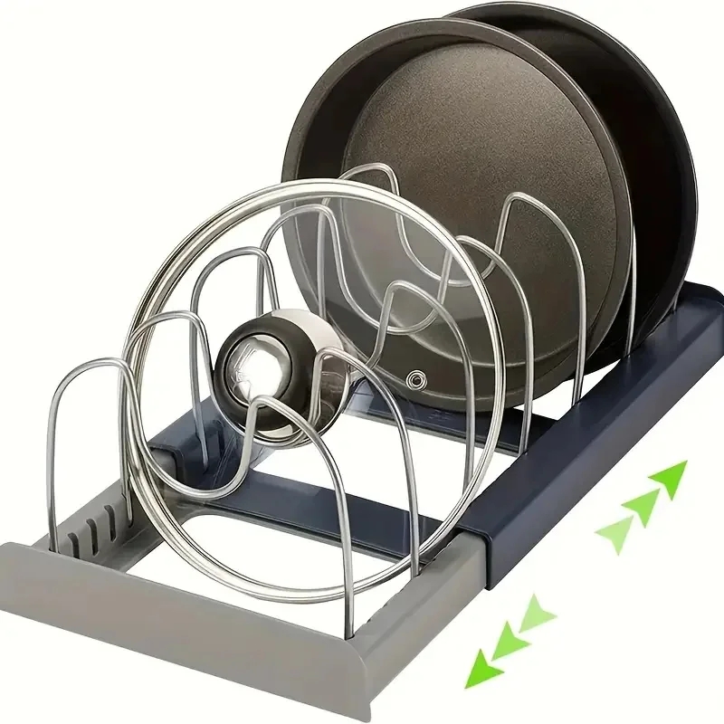 Meal Prep Organizer - Расширяемая стойка для хранения из нержавеющей