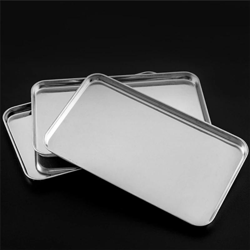 Meal Prep Organizer - Прямоугольный поднос из нержавеющей стали для