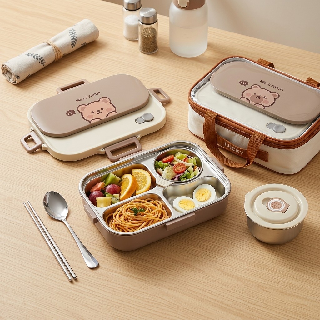 Meal Prep Plan - Ланч-бокс из нержавеющей стали 304 с