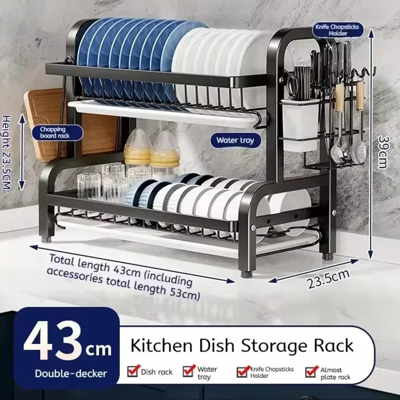 2-уровневая сушилка для посуды – обзор и цена Meal Prep Organizer