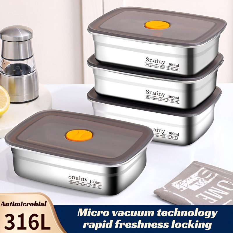 Премиум-бокс для обеда из нерж – обзор и цена Meal Prep Containers Xl