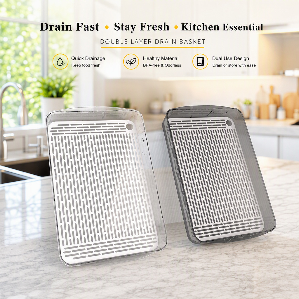 Двухслойная прямоугольная плас – обзор и цена Meal Prep Organizer