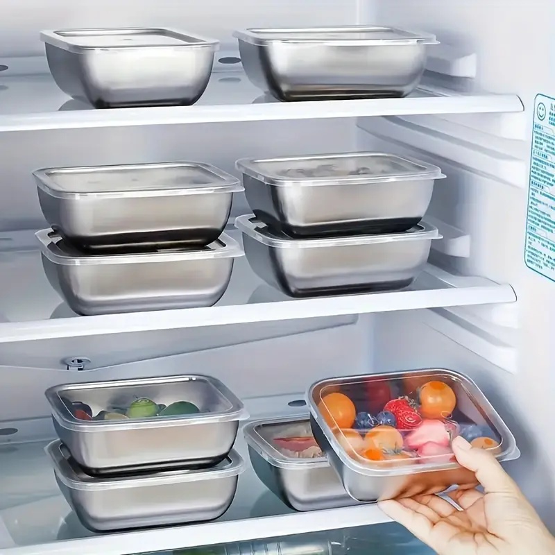 5 шт., штабелируемые коробки д – обзор и цена Meal Prep Containers Xl