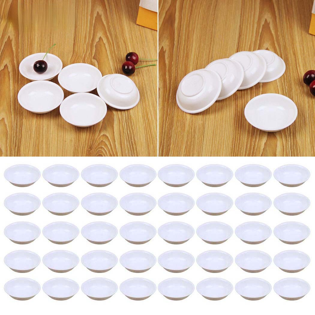 5 шт., белые пластиковые блюда – обзор и цена Sauce Dipping Cup