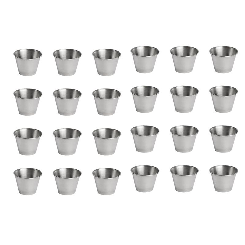 Набор из 72-х соусниц из нержа – обзор и цена Sauce Dipping Cup
